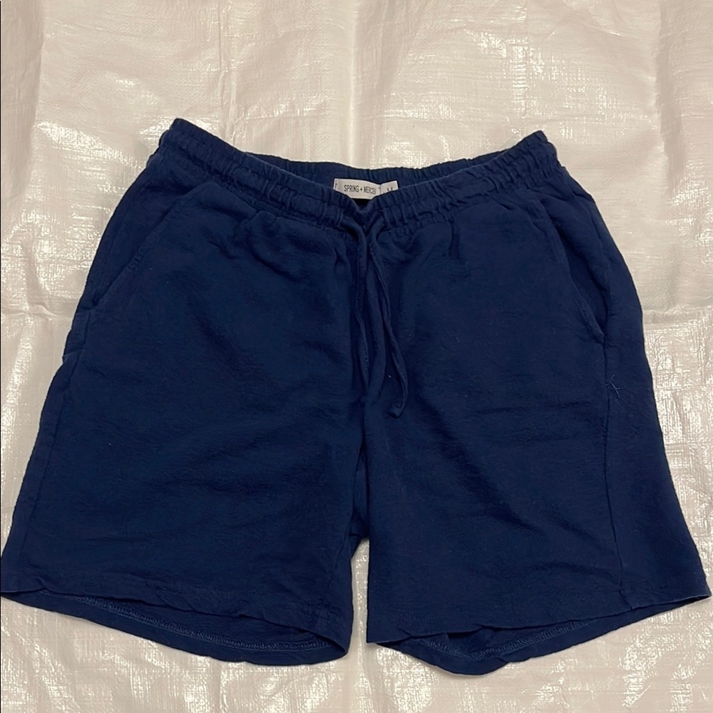 Men's Navy Blue Shorts